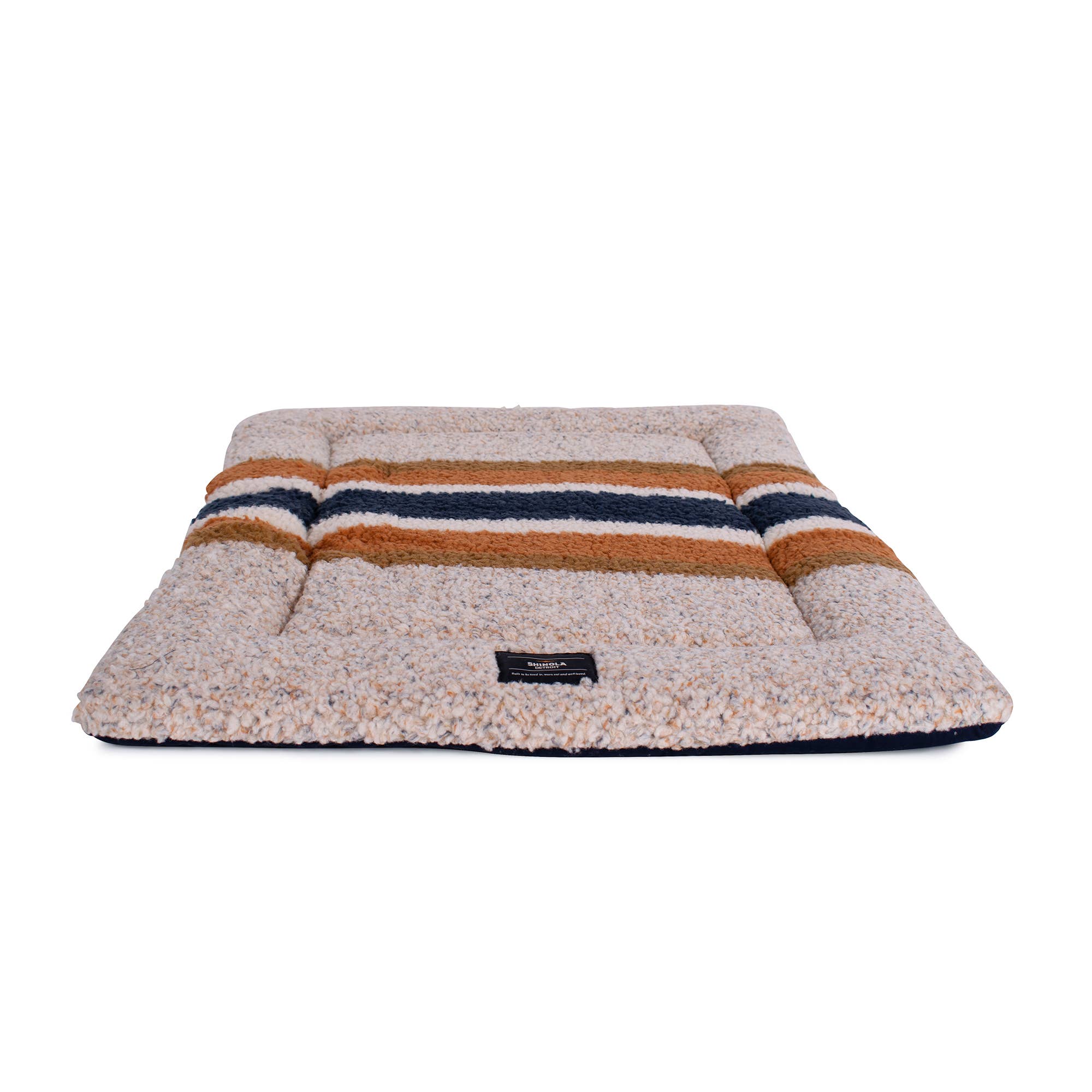 Carolina Pet Company - Shinola Pet Oatmeal Comfort Cushion Padded Dog Bed: Large (42"w x 26"d x 2"h)